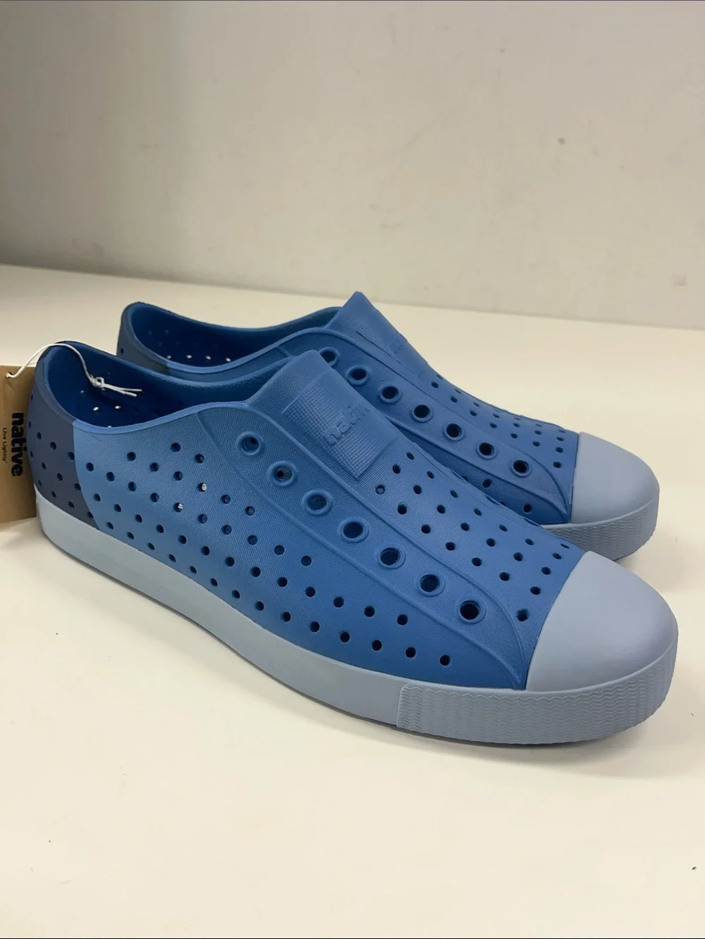 NWT Native Shoes Jefferson Block in Blue Size M8/ W10
